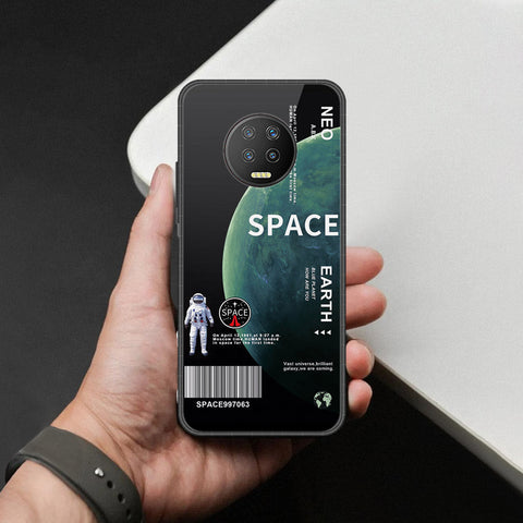 Infinix Note 7 Cover - Limitless Series - HQ Ultra Shine Premium Infinity Glass Soft Silicon Borders Case