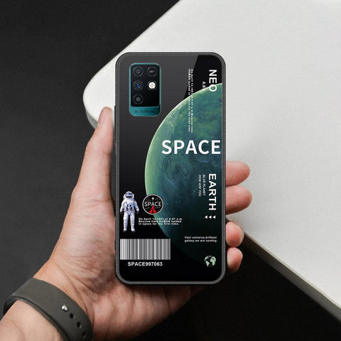Infinix Note 10 Cover - Limitless Series - HQ Ultra Shine Premium Infinity Glass Soft Silicon Borders Case