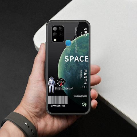 Infinix Hot 10s Cover - Limitless Series - HQ Ultra Shine Premium Infinity Glass Soft Silicon Borders Case