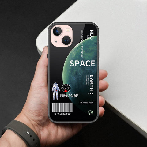 iPhone 14 Plus Cover - Limitless Series - HQ Ultra Shine Premium Infinity Glass Soft Silicon Borders Case