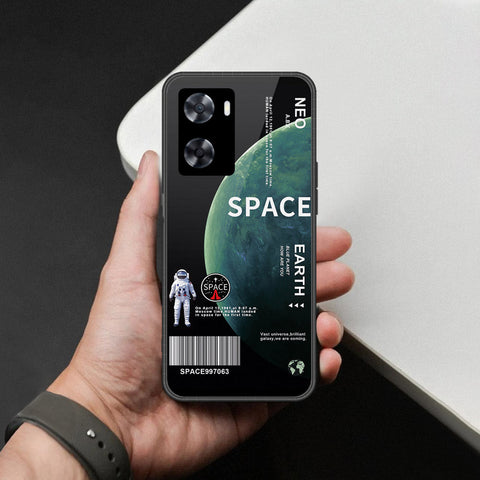 Oppo A77 4G Cover - Limitless Series - HQ Ultra Shine Premium Infinity Glass Soft Silicon Borders Case