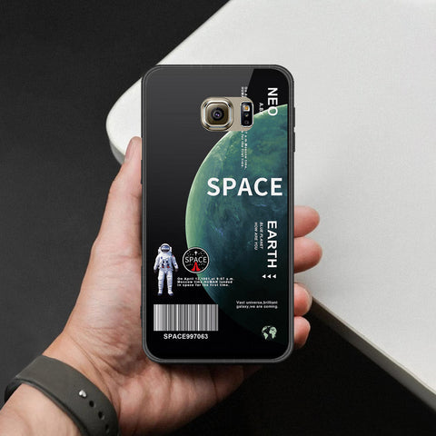 Samsung Galaxy S6 Cover - Limitless Series - HQ Ultra Shine Premium Infinity Glass Soft Silicon Borders Case