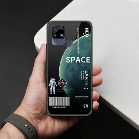 Realme Narzo 20 Cover - Limitless Series - HQ Ultra Shine Premium Infinity Glass Soft Silicon Borders Case