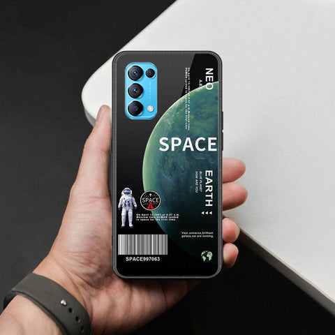Oppo Reno 5 4G Cover - Limitless Series - HQ Ultra Shine Premium Infinity Glass Soft Silicon Borders Case