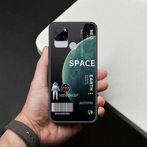 Realme C12 Cover - Limitless Series - HQ Ultra Shine Premium Infinity Glass Soft Silicon Borders Case