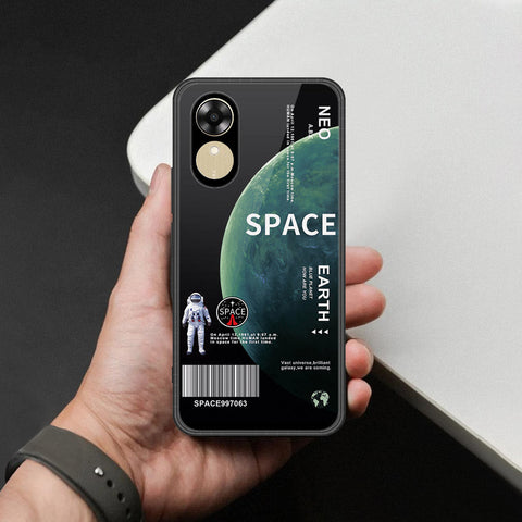 Oppo A17k Cover - Limitless Series - HQ Ultra Shine Premium Infinity Glass Soft Silicon Borders Case