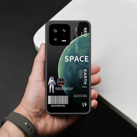 Xiaomi 13 Cover - Limitless Series - HQ Ultra Shine Premium Infinity Glass Soft Silicon Borders Case