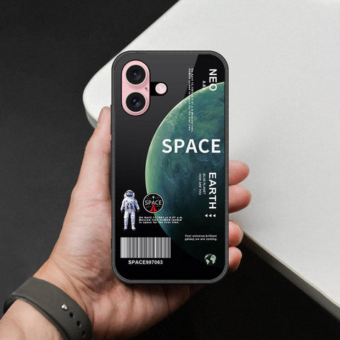 iPhone 16 - Limitless Series - HQ Ultra Shine Premium Infinity Glass Soft Silicon Borders Case