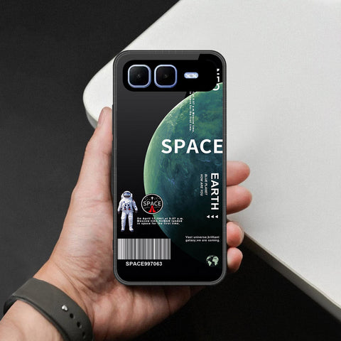 Infinix Smart 10 Plus Cover - Limitless Series - HQ Ultra Shine Premium Infinity Glass Soft Silicon Borders Case