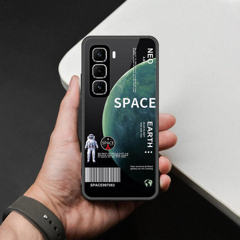 Infinix Hot 60 Pro Cover - Limitless Series - HQ Ultra Shine Premium Infinity Glass Soft Silicon Borders Case