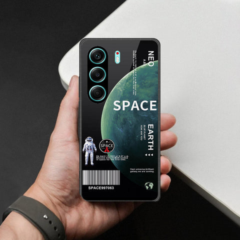 Tecno Camon 40 Pro Cover - Limitless Series - HQ Ultra Shine Premium Infinity Glass Soft Silicon Borders Case