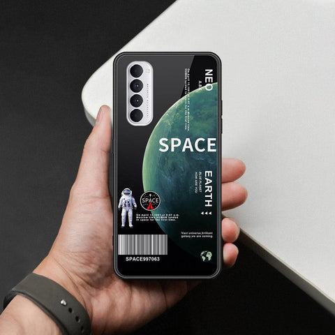 Oppo Reno 4 Pro Cover - Limitless Series - HQ Ultra Shine Premium Infinity Glass Soft Silicon Borders Case