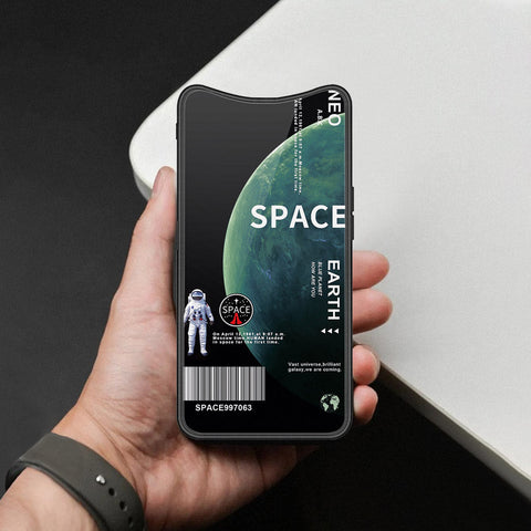 Oppo Find X Cover - Limitless Series - HQ Ultra Shine Premium Infinity Glass Soft Silicon Borders Case