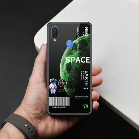 Huawei Enjoy 9 Plus Cover - Limitless Series - HQ Ultra Shine Premium Infinity Glass Soft Silicon Borders Case