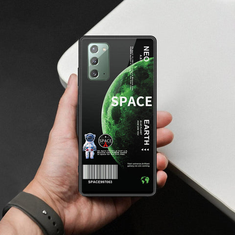 Samsung Galaxy Note 20 Cover - Limitless Series - HQ Ultra Shine Premium Infinity Glass Soft Silicon Borders Case