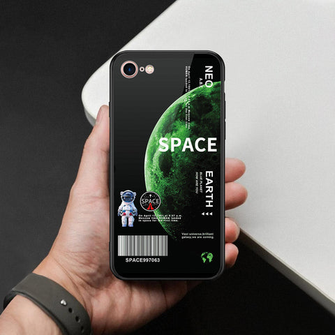 iPhone 8 / 7 - Limitless Series - HQ Ultra Shine Premium Infinity Glass Soft Silicon Borders Case