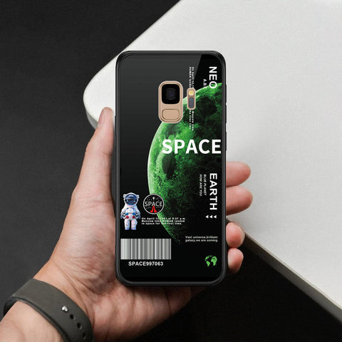 Samsung Galaxy S9 Cover - Limitless Series - HQ Ultra Shine Premium Infinity Glass Soft Silicon Borders Case