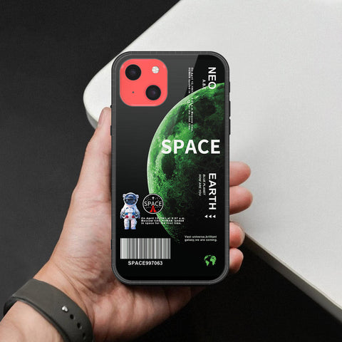 iPhone 13 Mini Cover - Limitless Series - HQ Ultra Shine Premium Infinity Glass Soft Silicon Borders Case