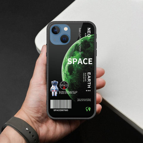 iPhone 13 Cover - Limitless Series - HQ Ultra Shine Premium Infinity Glass Soft Silicon Borders Case