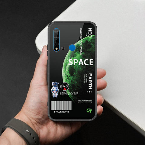 Huawei P20 Lite 2019 Cover - Limitless Series - HQ Ultra Shine Premium Infinity Glass Soft Silicon Borders Case
