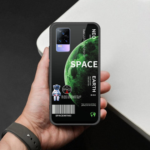 Vivo V21e Cover - Limitless Series - HQ Ultra Shine Premium Infinity Glass Soft Silicon Borders Case