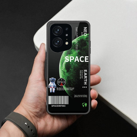 Oppo Find X5 Pro Cover - Limitless Series - HQ Ultra Shine Premium Infinity Glass Soft Silicon Borders Case