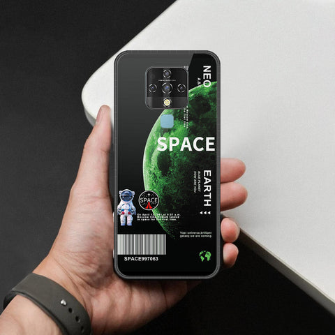 Tecno Camon 16 Cover - Limitless Series - HQ Ultra Shine Premium Infinity Glass Soft Silicon Borders Case