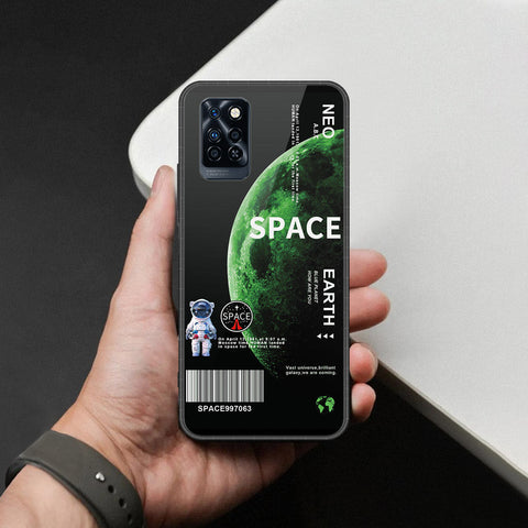 Infinix Note 10 Pro Cover - Limitless Series - HQ Ultra Shine Premium Infinity Glass Soft Silicon Borders Case