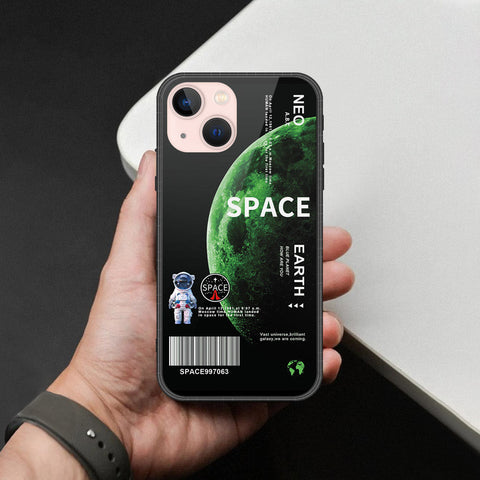 iPhone 14 Plus Cover - Limitless Series - HQ Ultra Shine Premium Infinity Glass Soft Silicon Borders Case