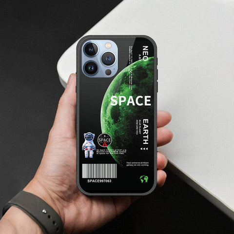 iPhone 14 Pro Max Cover - Limitless Series - HQ Ultra Shine Premium Infinity Glass Soft Silicon Borders Case