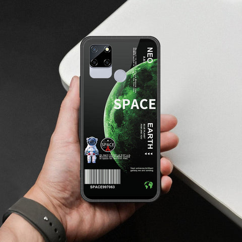 Realme C12 Cover - Limitless Series - HQ Ultra Shine Premium Infinity Glass Soft Silicon Borders Case