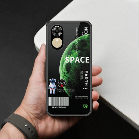 Oppo A17k Cover - Limitless Series - HQ Ultra Shine Premium Infinity Glass Soft Silicon Borders Case