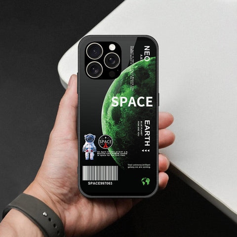 IPhone 15 Pro Cover - Limitless Series - HQ Ultra Shine Premium Infinity Glass Soft Silicon Borders Case