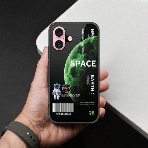 iPhone 16 - Limitless Series - HQ Ultra Shine Premium Infinity Glass Soft Silicon Borders Case