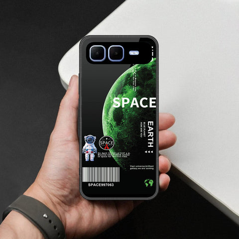 Infinix Smart 10 Plus Cover - Limitless Series - HQ Ultra Shine Premium Infinity Glass Soft Silicon Borders Case