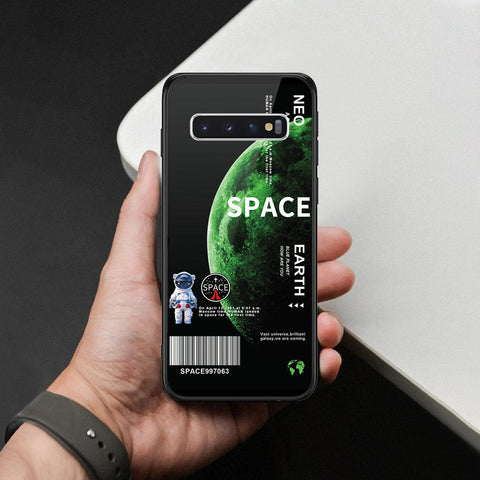 Samsung Galaxy S10 Cover - Limitless Series - HQ Ultra Shine Premium Infinity Glass Soft Silicon Borders Case