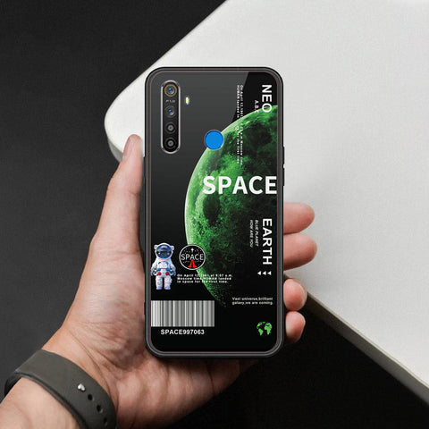 Realme 5 Cover - Limitless Series - HQ Ultra Shine Premium Infinity Glass Soft Silicon Borders Case