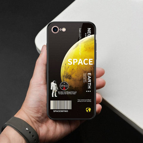 iPhone 8 / 7 - Limitless Series - HQ Ultra Shine Premium Infinity Glass Soft Silicon Borders Case