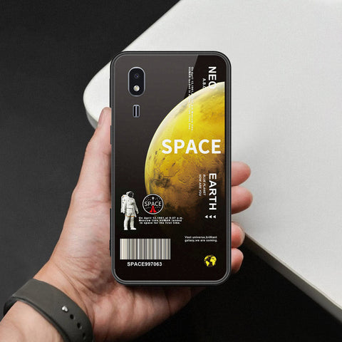 Samsung Galaxy A2 Core Cover - Limitless Series - HQ Ultra Shine Premium Infinity Glass Soft Silicon Borders Case