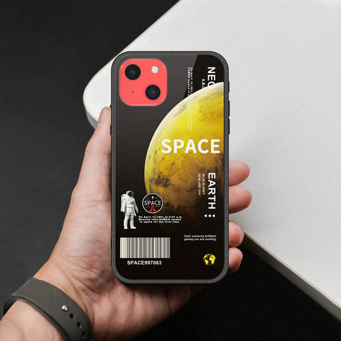iPhone 13 Mini Cover - Limitless Series - HQ Ultra Shine Premium Infinity Glass Soft Silicon Borders Case