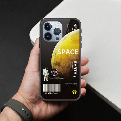 iPhone 13 Pro Cover - Limitless Series - HQ Ultra Shine Premium Infinity Glass Soft Silicon Borders Case