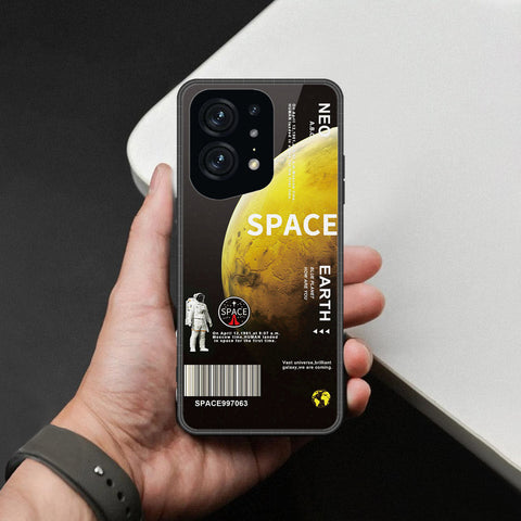 Oppo Find X5 Pro Cover - Limitless Series - HQ Ultra Shine Premium Infinity Glass Soft Silicon Borders Case