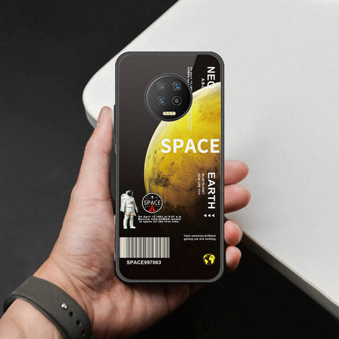 Infinix Note 7 Cover - Limitless Series - HQ Ultra Shine Premium Infinity Glass Soft Silicon Borders Case