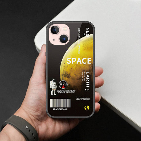 iPhone 14 Plus Cover - Limitless Series - HQ Ultra Shine Premium Infinity Glass Soft Silicon Borders Case