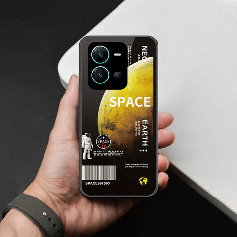 Vivo V25 5G Cover - Limitless Series - HQ Ultra Shine Premium Infinity Glass Soft Silicon Borders Case
