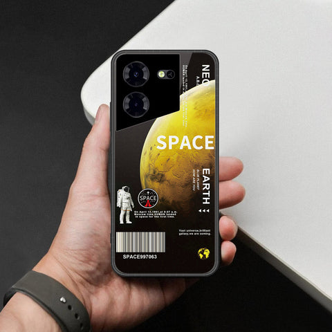 Tecno Pova 5 Pro Cover - Limitless Series - HQ Ultra Shine Premium Infinity Glass Soft Silicon Borders Case