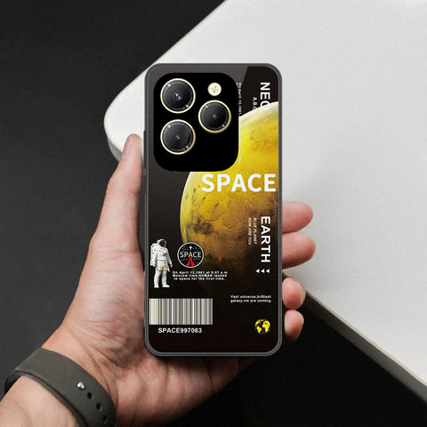 Infinix Hot 40 Pro Cover - Limitless Series - HQ Ultra Shine Premium Infinity Glass Soft Silicon Borders Case