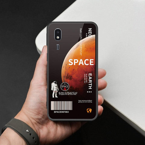 Samsung Galaxy A2 Core Cover - Limitless Series - HQ Ultra Shine Premium Infinity Glass Soft Silicon Borders Case