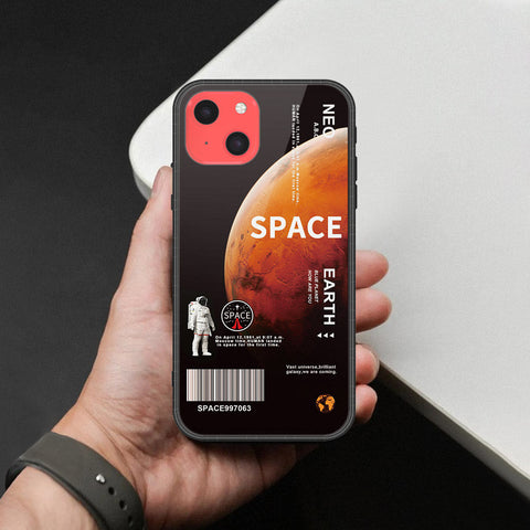 iPhone 13 Mini Cover - Limitless Series - HQ Ultra Shine Premium Infinity Glass Soft Silicon Borders Case