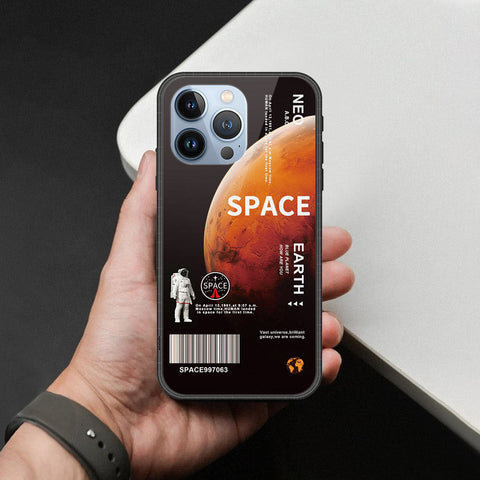 iPhone 13 Pro Cover - Limitless Series - HQ Ultra Shine Premium Infinity Glass Soft Silicon Borders Case